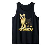 Boston Terrier Spaghetti Fideos Comida Italiana Cachorro Amor Camiseta sin Mangas