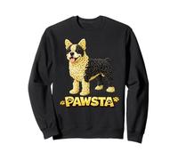 Boston Terrier Spaghetti Fideos Comida Italiana Cachorro Amor Sudadera