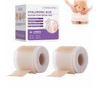 Bostore Hyaluronic Acid Nano Microneedle Repair Tape,Silicone Scar tape,Nano Microneedle Patch,Natural Tape,Silicone Scar & Wrinkle TApe,Repair,for All Skin Types (2)