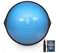 BOSU 72-10850-2BB Equipo de gimnasio en casa Entrenador de equilibrio para equilibrio, fuerza, flexibilidad, cardio, núcleo y entrenamiento de cuerpo entero, 65 cm (azul)