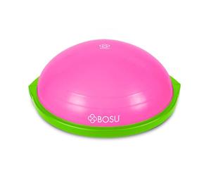 BOSU 72-10850 Home Gym Equipment The Original Balance Trainer 65 cm de diámetro, rosa y verde lima