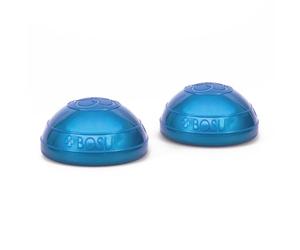 Bosu Cápsulas dinámicas unisex de 6.5 pulgadas de diámetro para entrenamiento en casa de 2 lados para fuerza y flexibilidad, color azul (paquete de 2)