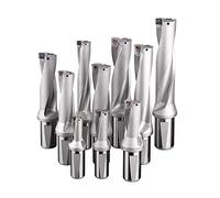 BOSUGE, Brocas de Metal, Brocas de Metal, Broca de inserción de 13 mm a 50 mm de Profundidad, 2/3/4/5D, Broca en U indexable C32-D31-Wc06 4D (Color : C32-d29.5-wc05, Size : 4D)