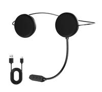 BosuLai - Auriculares Bluetooth para moto, Bluetooth, BT5.3, manos libres, micrófono de control de llamadas para auriculares, equitación, auriculares, altavoz de música, micrófono para moto, deporte