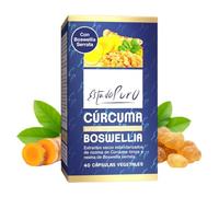 Boswellia Serrata + Cúrcuma y Pimienta Negra | Antiinflamatorio Natural para Articulaciones | Con 65% de ácido boswéllico y 95% curcumina | 40 Cápsulas Veganas - Estado Puro TONGIL