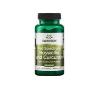 Boswellia y Curcumina 60 Cápsulas Swanson Health Products