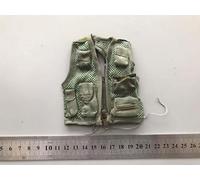 BOSWON Chaleco piloto escala 1/6 modelo colgante en el pecho para figura de 12 pulgadas