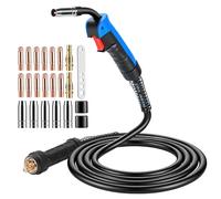 BOSYTRO Antorcha de soldadura MIG/MAG MB15AK 3M con Set de 22pcs accesorio de soldadura, Conexiones de Cobre Puro y Empuñadura Ergronómica, para Soldadura CO² en Taller e Industria
