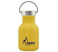 Bot. ac. inox Basic 350ml S/S tapón - Amarillo