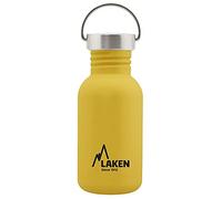 Botella de acero inoxidable basic 500 ml s/s tapón amarillo 500 ML