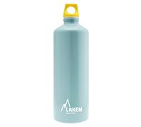 Bot. alu. Futura 1 L.-tapón amarillo -azul claro Bot.
