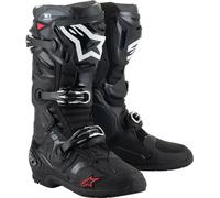 Alpinestars Tech 10 Enduro Botas de motocross, Negro/Blanco, Talla 14 (49,5)
