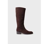 Bota alta para mujer en serraje | TIROL-SY 40 MARRON