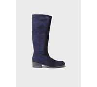 Bota alta para mujer en serraje | TIROL-SY 41 MARINO