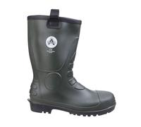 Bota Anti-Estática Verde Ambler Safety FS97 PVC Rigger Para Hombre