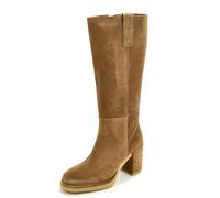 Bota Casual de Ante, con tacón y Plataforma - 55141109 para: Mujer Color: Taupe Talla: 37