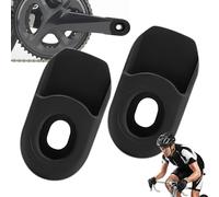 Bota de brazo de manivela de bicicleta, 2 piezas de protector de bielas de silicona, a prueba de golpes, accesorios de brazo de pedal de ciclismo para entusiastas del ciclismo, adultos, mujeres