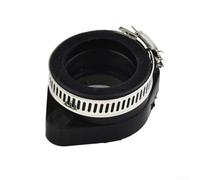 Bota de colector de carburador de 33 a 35 mm para moto de cross con | Goma de alta dureza, resistencia de brida de aluminio, resiste grietas, compatible con motor de 200 cc, larga vida útil
