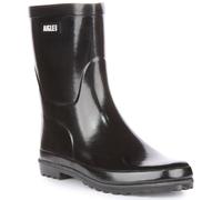 Bota De Lluvia De Goma Para Mujer Aigle Eliosa Pull On En Negro UK 4 - 8