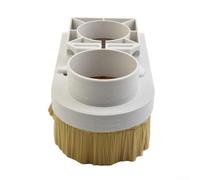 Bota de polvo del husillo, colector de polvo del router del CNC, con la cubierta del cepillo de nylon, para el grabado y la fresadora, se adapta a la entrada de succión de 100 mm para la eficiencia