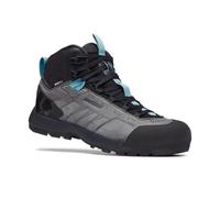 Bota de senderismo para mujer Black Diamond Mission Leather Mid WP (Steel Grey costal Blue)