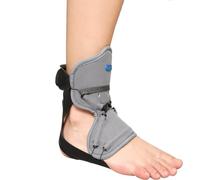 Bota de soporte para el tobillo, Órtesis for pie caído, vendaje de compresión for fascitis plantar, correa for, entrenamiento rehabilitación for lesiones nerviosas en el(Left,L)