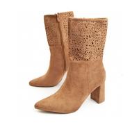 Bota De Tacón Casual Para Mujer. Montevita Bereta 93535 Marrón