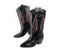 Bota De Tacón Para Mujer. Montevita Tejan2 100942