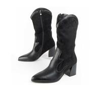 Bota De Tacón Para Mujer. Montevita Tejan8 100945