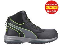 Bota De Trabajo ESD Rápida Media Para Hombre Puma Negra