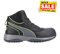 Bota De Trabajo ESD Rápida Media Para Hombre Puma Negra