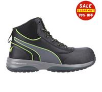 Bota De Trabajo ESD Rápida Media Para Hombre Puma Negra