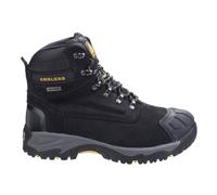Bota De Trabajo Impermeable De Cuero Para Hombre Amblers FS987 Negra