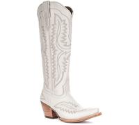 Bota De Vaquero Para Mujeres Ariat Casanova De Punta Alta En Blanco EU 37-42