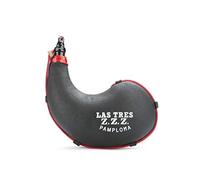 Bota de vino curva Suprema con interior de Latex Las Tres ZZZ (1 Litro)