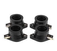 Bota del colector de admisión del carburador Piezas de repuesto de plástico duradero de alta calidad para XJ550 Maxim Seca 81 83 XJ400 81 Negro 4 piezas