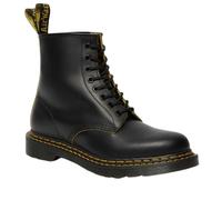 Dr. Martens Botines anfibios, modelo de 8 ojales en piel negra, talla Uk:, Negro, 36 EU