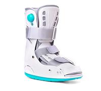 Bota médica inflable para caminar, bota ortopédica para fracturas, bota ultraligera para caminar en caso de esguince de tobillo, fractura por estrés, pie roto o tendinitis de Aquiles (grande)