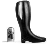 Bota negra lisa de 31 centímetros, Ancho 110 mm, Longitud 190 mm, Profundidad 310 mm, Departamento Couple, Colores Negro