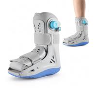 Bota Ortopédica Walker de Carcasa Completa para Fracturas y Esguinces, Inmovilizador de Pie y Tobillo con Células de Aire Ajustables y Suela Amortiguador(M)
