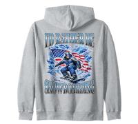 Bota patriótica de Snowboard con Bandera Americana para Deportes de Invierno Sudadera con Capucha