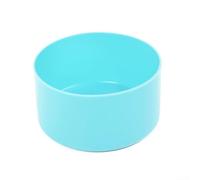 Bota protectora de silicona para botellas de 12 y 24 onzas, 32 y 40 onzas, antideslizante y diseño silencioso para uso en exteriores (12 y 24 onzas, azul claro)