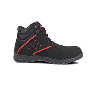 Bota seguridad PAREDES, Lantano negro piel serraje, S3, SRC
