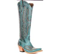 Bota Vaquera Para Mujer Ariat Casanova De Punta Alta En Turquesa UK 4 - 7
