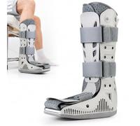 Bota Walker Ortopédica Corta Inmovilizador de Tobillo y Pie para Fracturas Esguinces Graves y Postoperatorio Suela Balancín Ligera con Células de Aire Ajustables(L)