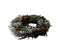 Botané Corona de flores Botanical Forest Wreath Hortensia-eucalipto-ramas de coníferas-piñas. Ø40 cm