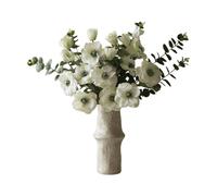 Botané Ramo artificial White Satin Anémona-eucalipto. 9 ud.