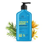 Botanic Hearth Champú Volume & Growth - Con extracto de romero, Cica, aceite de ylang ylang y biotina, sin parabenos ni sulfatos, cuidado 5 en 1 para todo tipo de cabello, 16 onzas líquidas