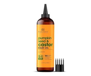 Botanic Hearth Semillas de calabaza y aceite de ricino, 6,7 fl oz