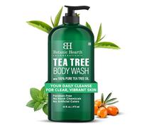 Botanic Hearth Tea Tree Body Wash Helps Nail Conditions Athletes Foot Ringworms Jock Itch & Body Odor Soothes Itching & Promotes Healthy Skin and Feet Naturally Scented 16 oz